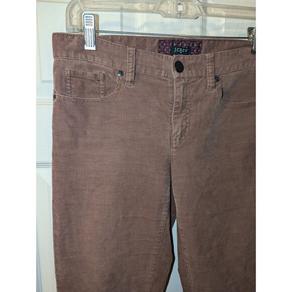 J. Crew Corduroy jean womens 30x26 Bootcut low rise zip closure pants brown - Picture 3 of 15